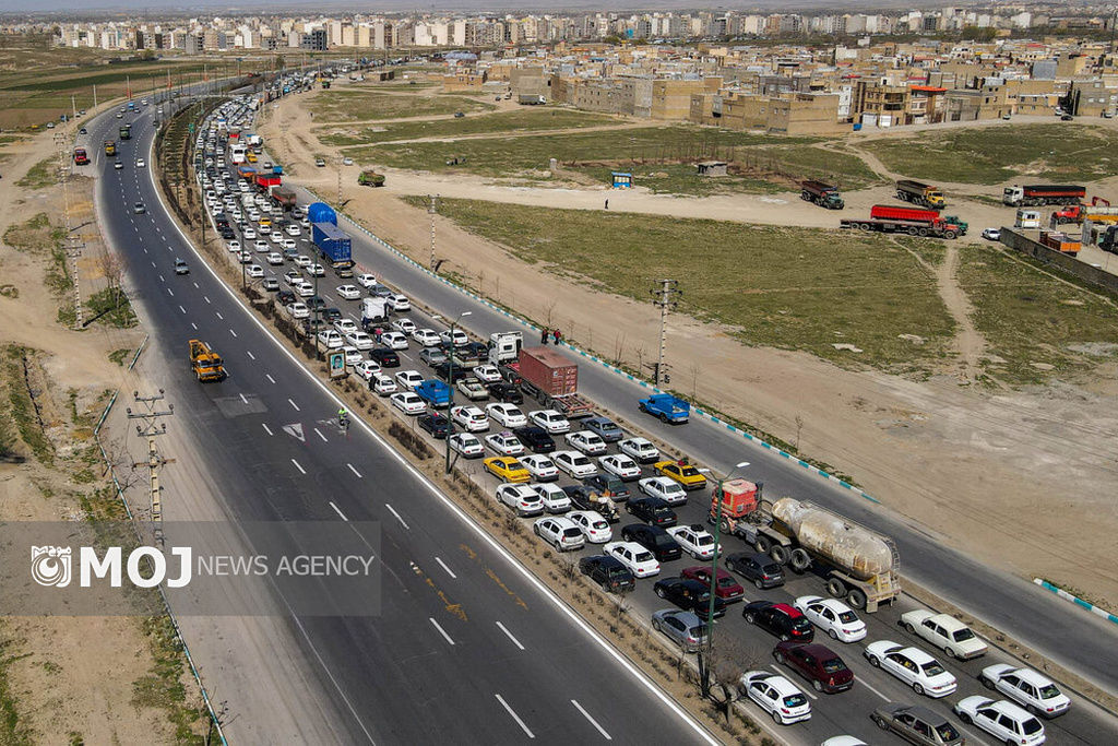 جاده‌های منتهی به شمال کشور در ترافیک سنگین است