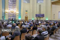 مراسم ختم همسر آیت‌الله سیستانی با حضور علما و مسئولان در تهران برگزار شد