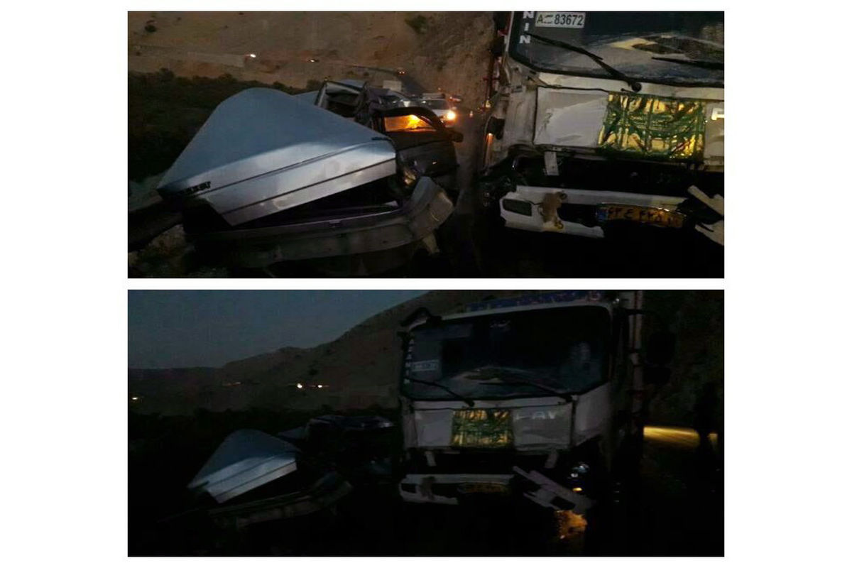 تصادف دو دستگاه خودرو در محور پلدختر-خرم‌آباد یک کشته بر جای گذاشت