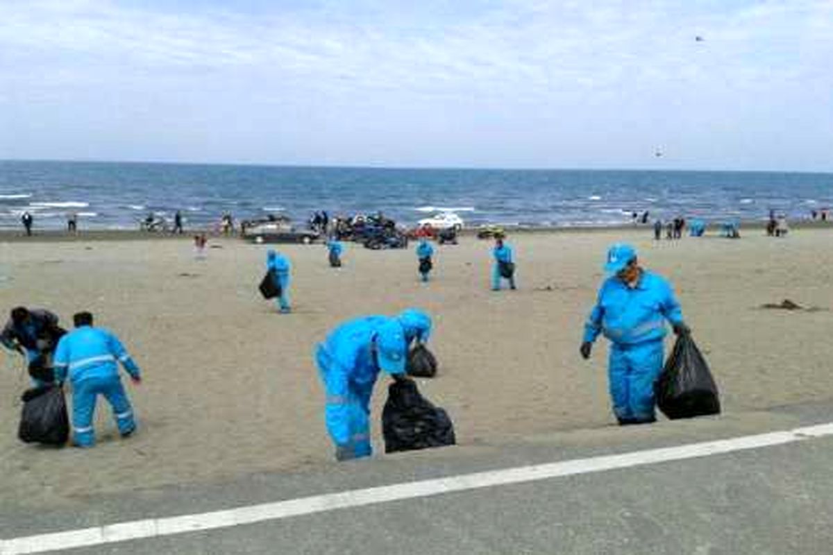 پاکسازی دریا توسط کمپین مردمی «نه به پلاستیک»