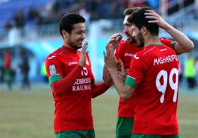 پیروزی لوکوموتیو ازبکستان مقابل الوحده امارات در لیگ قهرمانان آسیا
