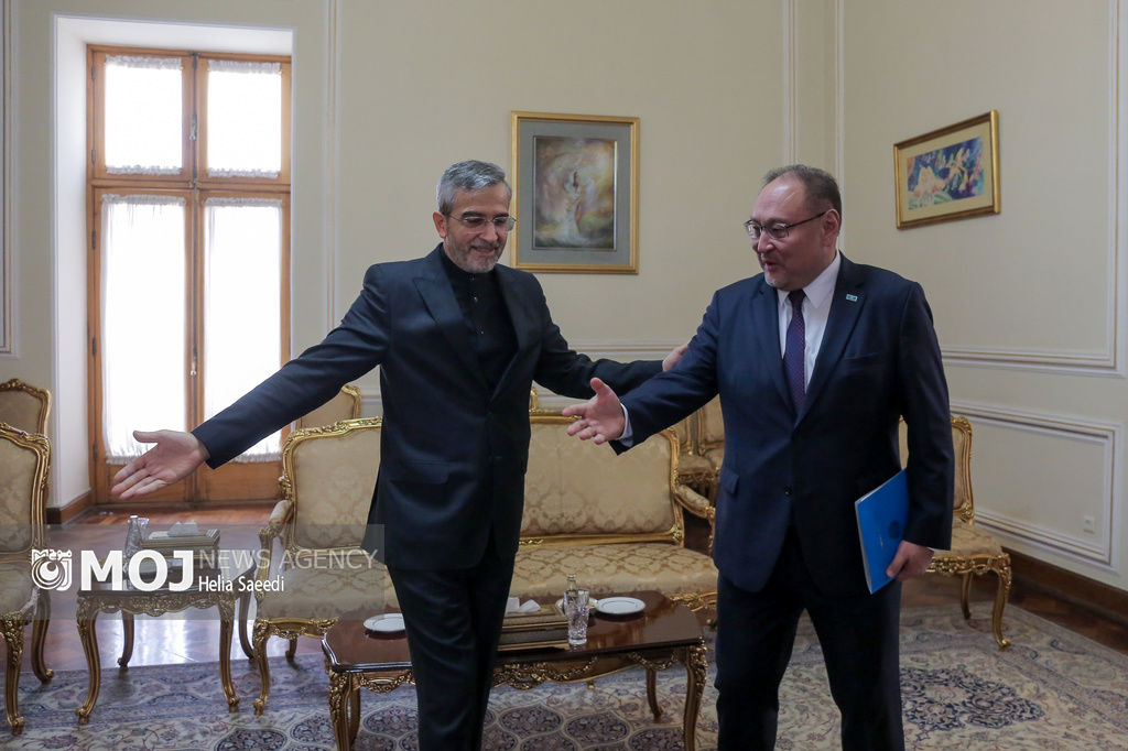 دیدار معاون اول وزیر خارجه قزاقستان با سرپرست وزارت خارجه