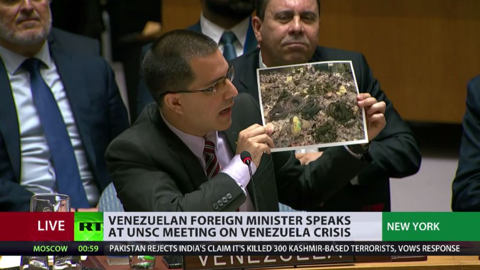 افشاگری وزیر خارجه ونزوئلا در نشست شورای امنیت سازمان ملل 