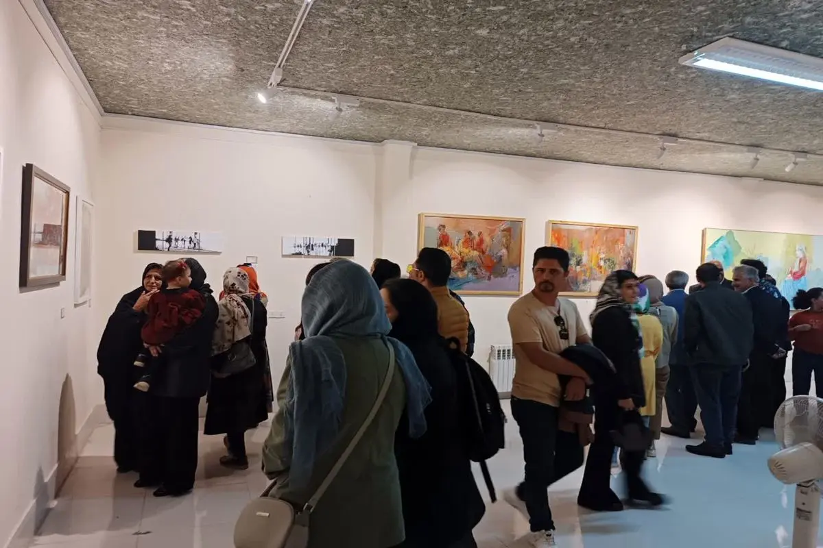 فریاد رنگها در نمایشگاه هنرهای تجسمی"نقش ماندگار" اردبیل