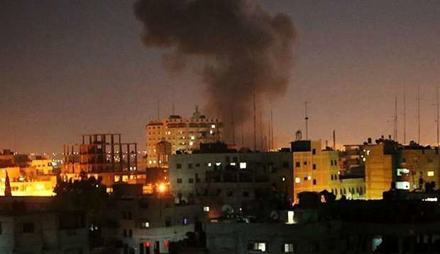 جنگنده های صهیونیستی غزه را بمباران کردند