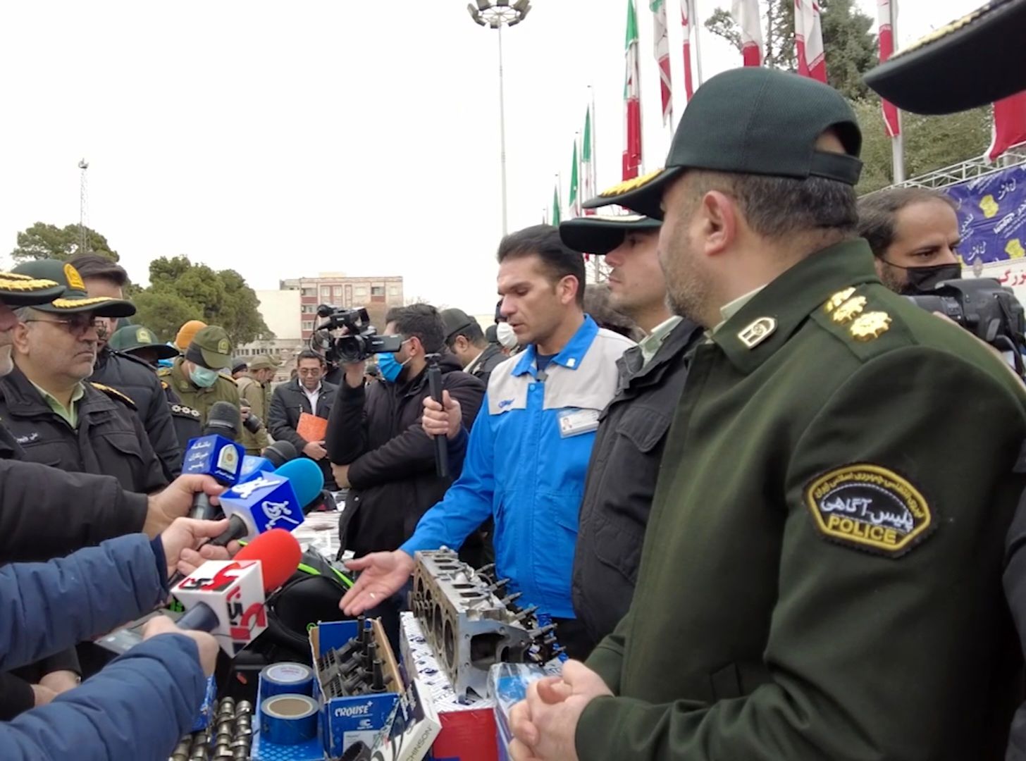 همراهی شرکت ایساکو با پلیس پیشگیری فرماندهی انتظامی تهران بزرگ