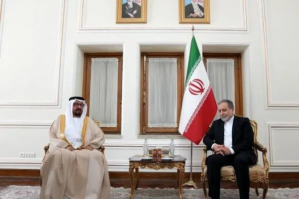 سفیر امارات در پایان ماموریت خود با عراقچی دیدار کرد