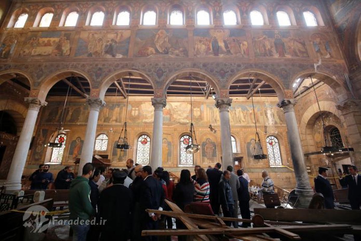حمله تروریستی به کلیسایی در قاهره 10 کشته برجا گذاشت
