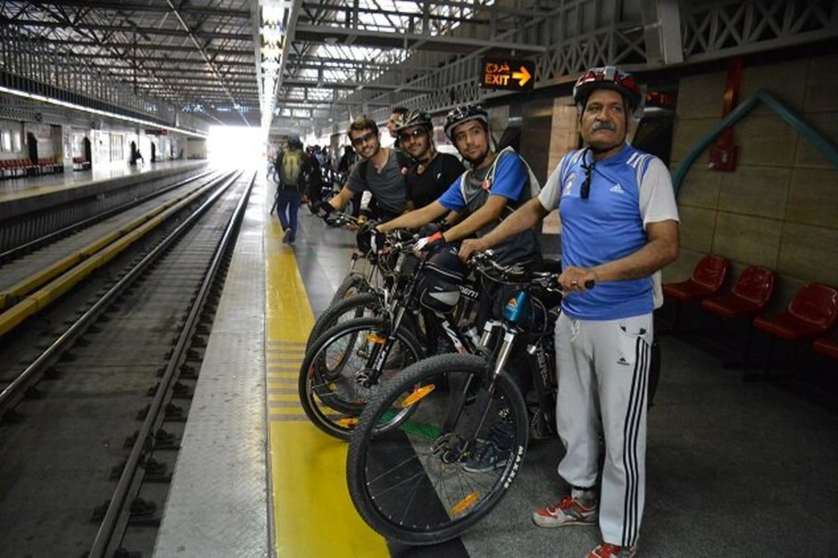 ورود دوچرخه سواران به مترو از ساعت ۲۰ آزاد شد