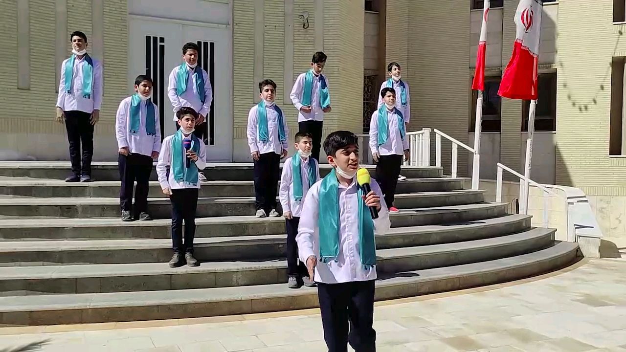 اجرای سرود شاه مردان در فرمانداری بافق+فیلم