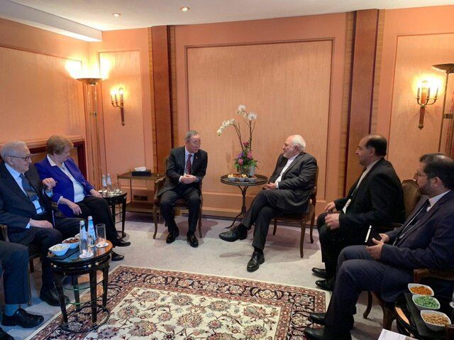 دیدار و رایزنی ظریف با مقامات بلند پایه سابق سازمان ملل