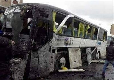 انفجار 5 بمب در اتوبوس حامل مسافران در جاده دمشق
