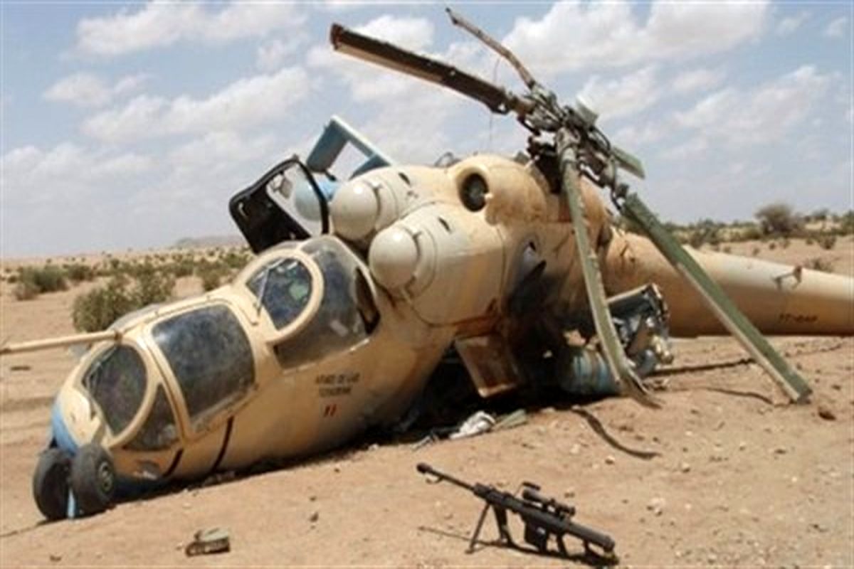 سقوط یک بالگرد آمریکایی در استان الحسکه سوریه