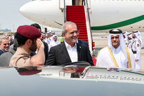 رئیس جمهوری وارد قطر شد