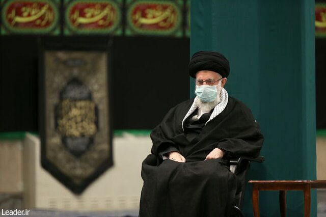 آخرین شب مراسم عزاداری شهادت حضرت زهرا (س) با حضور رهبر انقلاب برگزار شد