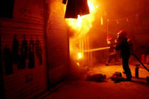 آتش سوزی در باشگاه بدنسازی شهر گرگان اطفاء شد