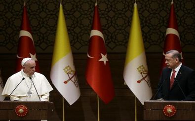 اردوغان و پاپ درباره قدس گفت و گو کرد