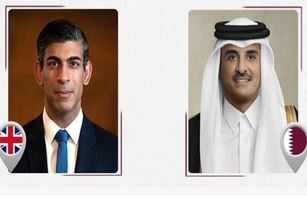 امیر قطر و نخست‌وزیر انگلیس درباره نوار غزه رایزنی کردند