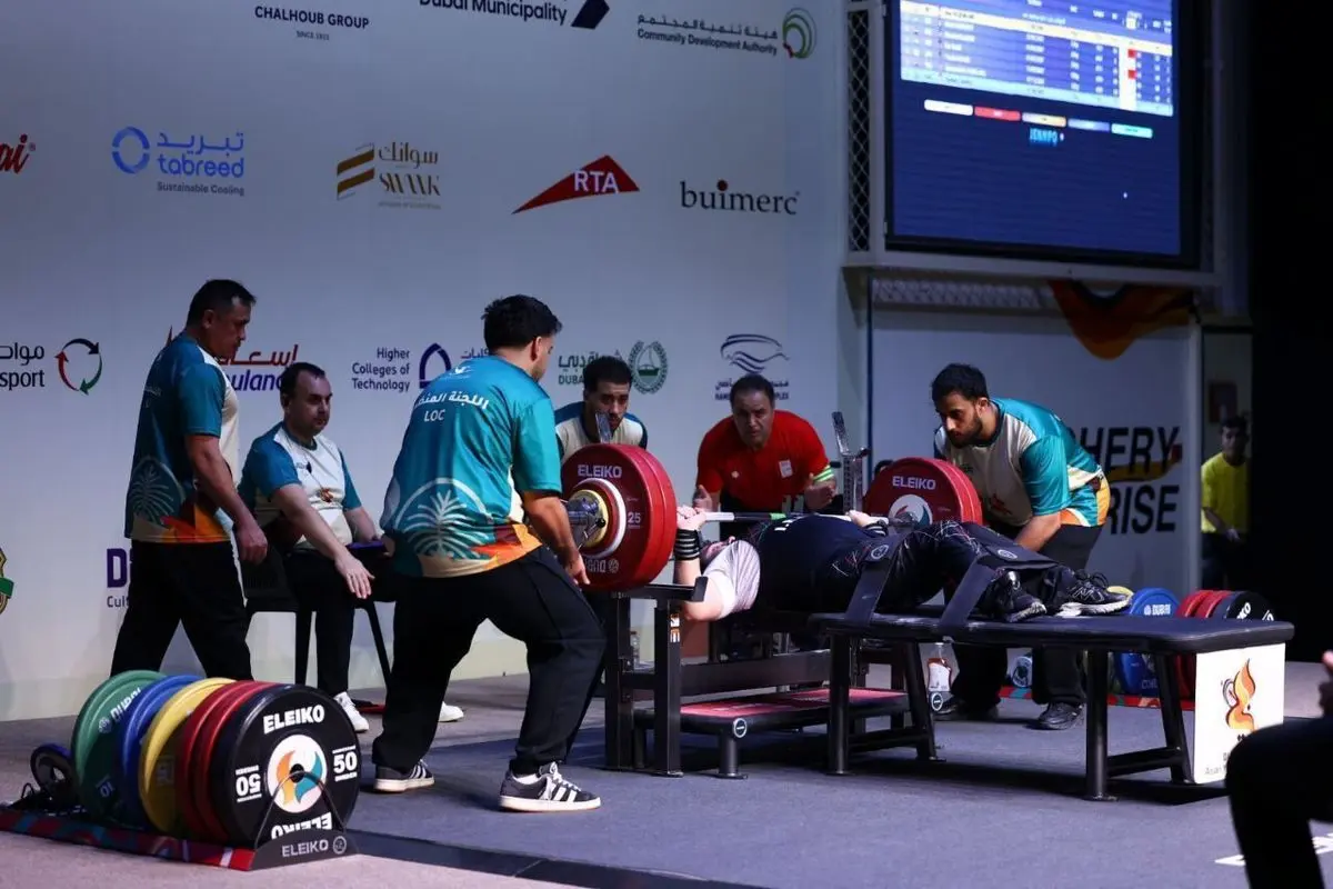 رضا حسینوند به طلای پاراوزنه برداری بازی‌های پاراآسیایی جوانان رسید