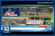مراسم رژه نیروهای مسلح به مناسبت روز ارتش در مراکز استان‌ها + فیلم