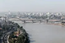 هوای ۱۴ شهر خوزستان در وضعیت قهوه‌ای، قرمز و نارنجی آلودگی قرار گرفت