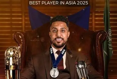 سالم الدوساری عنوان مرد سال فوتبال آسیا را کسب کرد