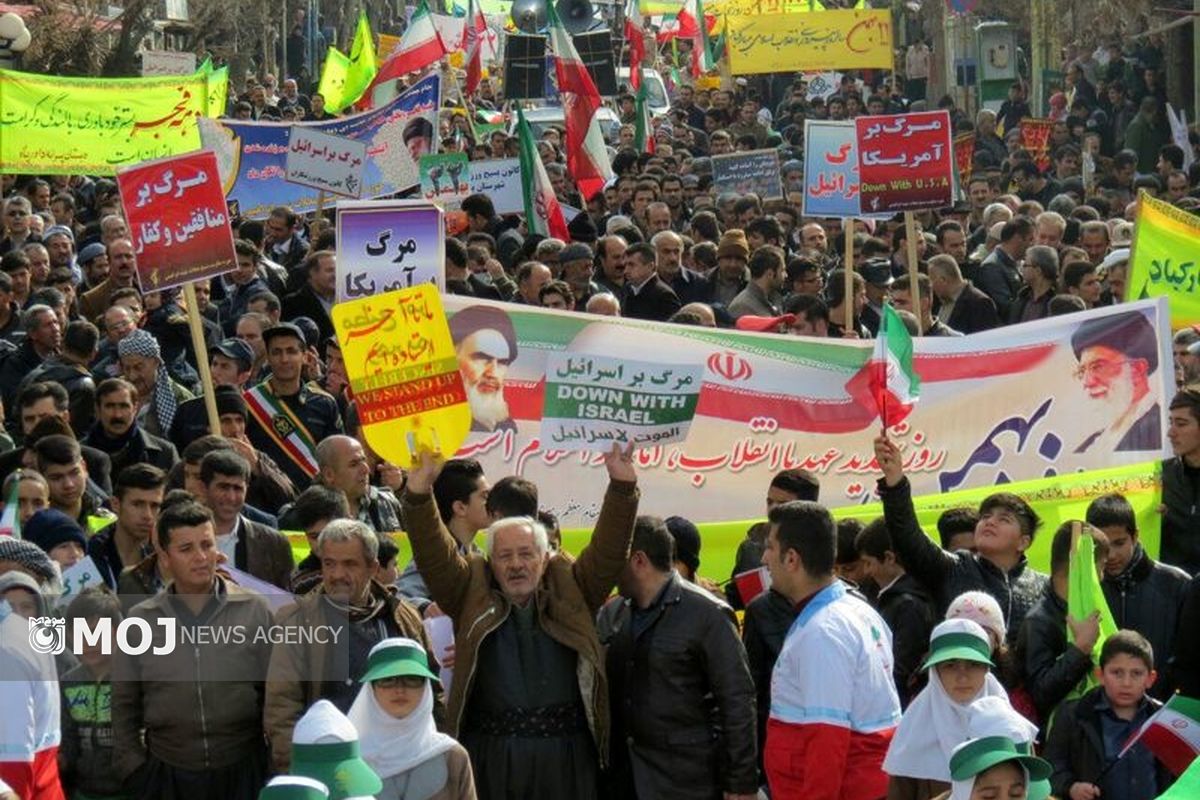 مسیرهای راهپیمایی 22بهمن در استان کردستان اعلام شد