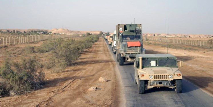 کاروان لجستیک ارتش آمریکا در عراق هدف حمله قرار گرفت