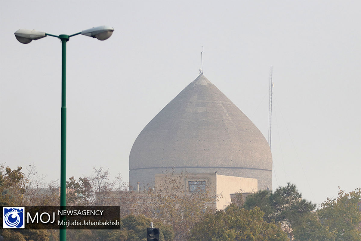 کیفیت هوای اصفهان همچنان برای گروه های حساس ناسالم است