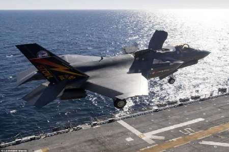 ورود جنگنده های اف-35 آمریکایی به خلیج فارس
