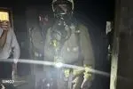 آتش‌سوزی در طبقه یازدهم برج سی‌طبقه در شهرک شهید خرازی مهار شد / حادثه مصدوم نداشت + تصاویر