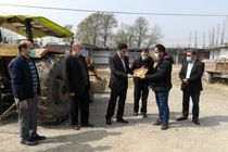 تحویل پلاک راهنمایی و رانندگی به 40 دستگاه تراکتور در سوادکوه‌شمالی