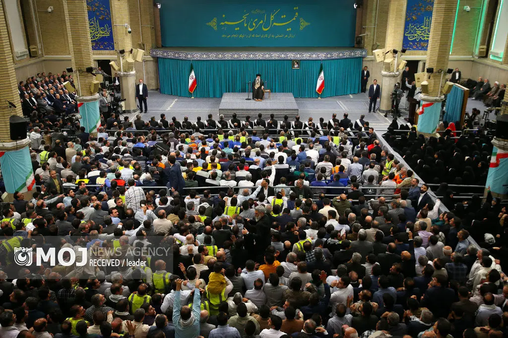 دیدار کارگران با رهبر انقلاب اسلامی