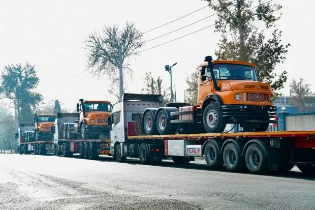 ارسال نخستین محموله صادراتی ایران‌خودرو دیزل به قاره آفریقا