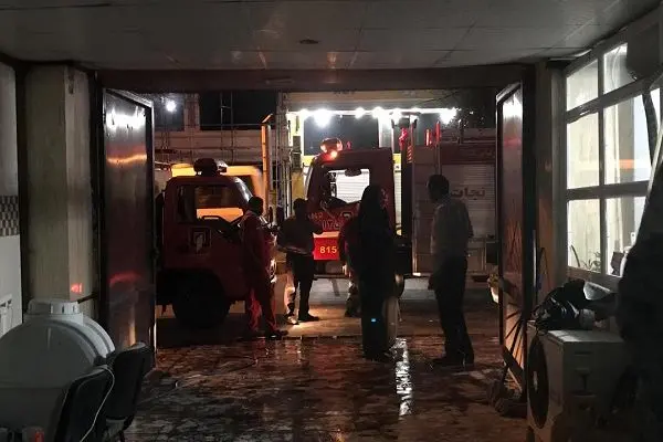 حریق جزئی در بیمارستان بهارلو بدون مصدوم خاموش شد