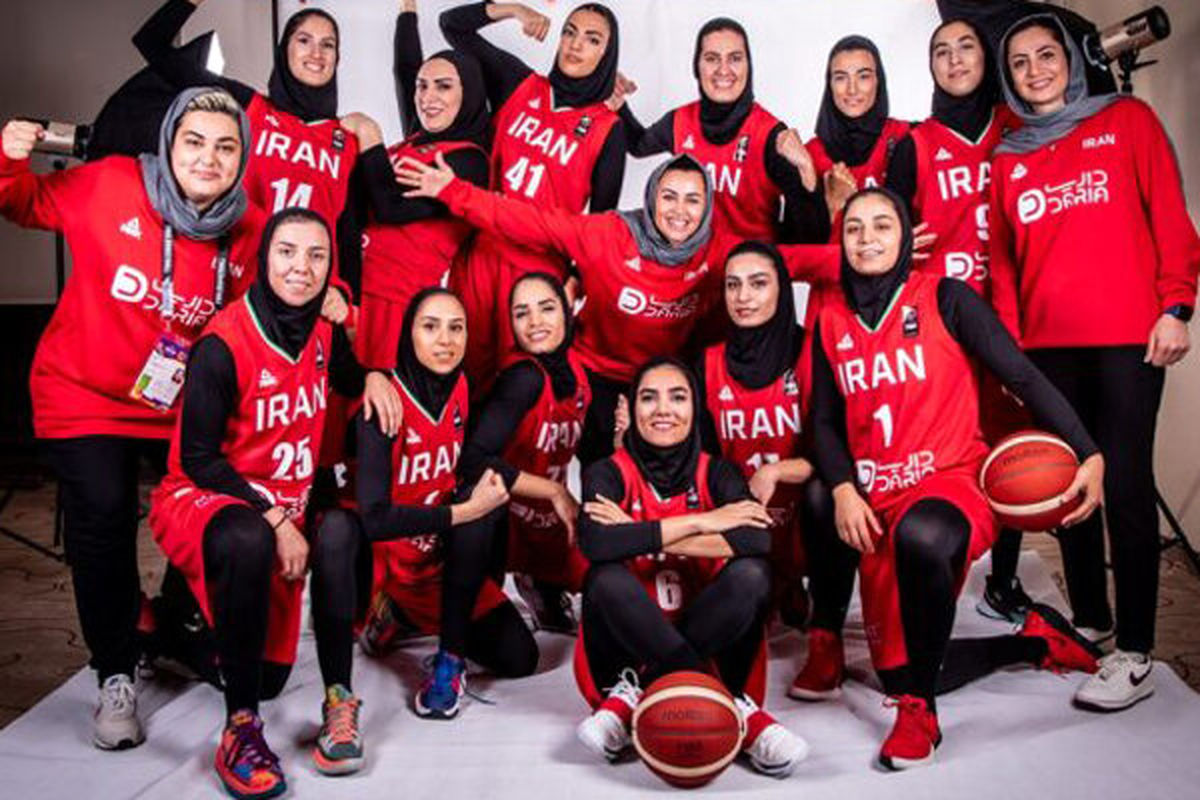 بسکتبالیست‌های خانم ایران فینالیست دسته دوم آسیا شدند