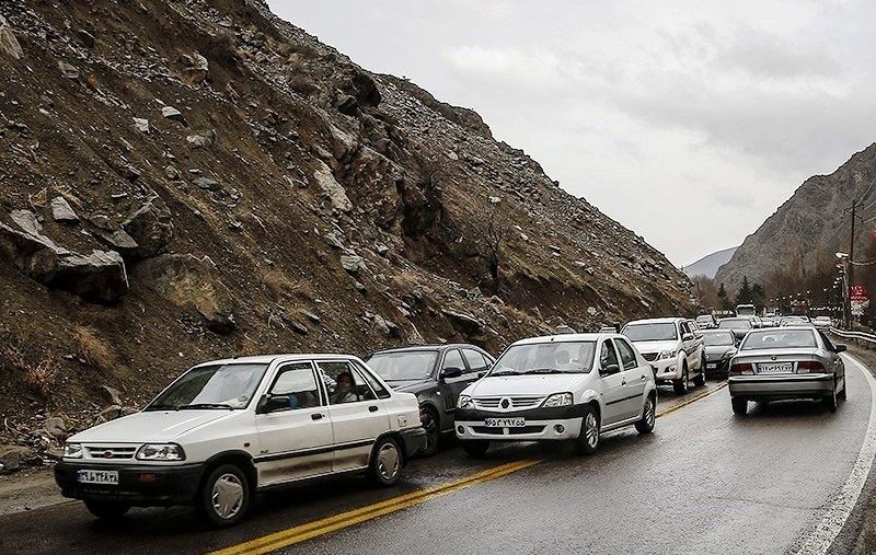 جدیدترین وضعیت ترافیکی جاده ها در 7 مرداد اعلام شد