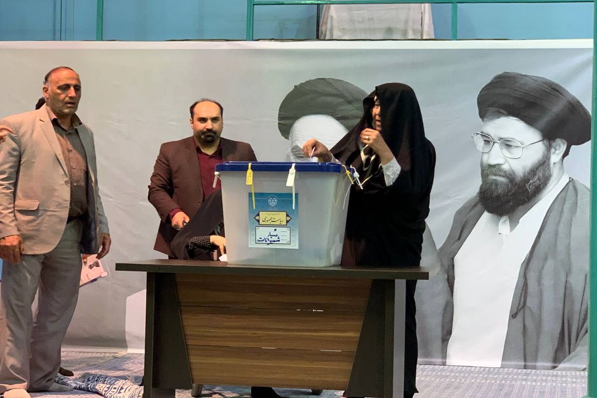 همسر و دختر مرحوم هاشمی رفسنجانی در انتخابات شرکت کردند