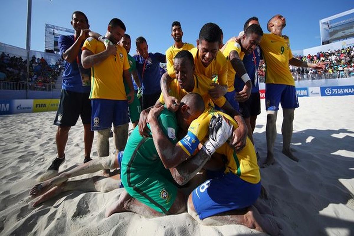برزیل قهرمان جام جهانی فوتبال ساحلی شد