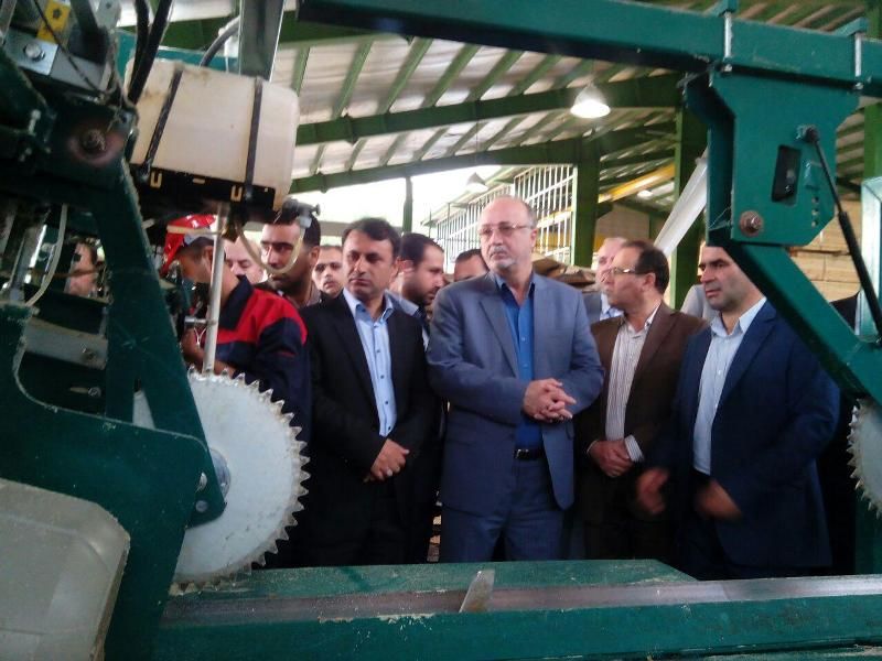 افتتاح بزرگترین کارخانه‌ پالت سازی تمام اتوماتیک کشور در گیلان
