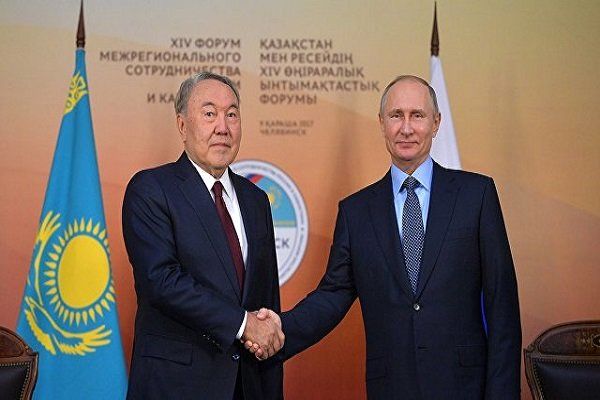 دیدار پوتین و نظربایف درباره وضعیت توافق دریای خزر