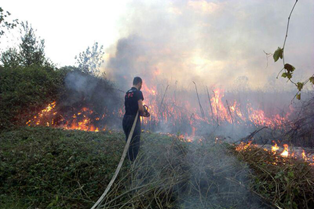 پوشش ۱۰۷ مورد حریق و حادثه توسط آتش نشانان شهر رشت