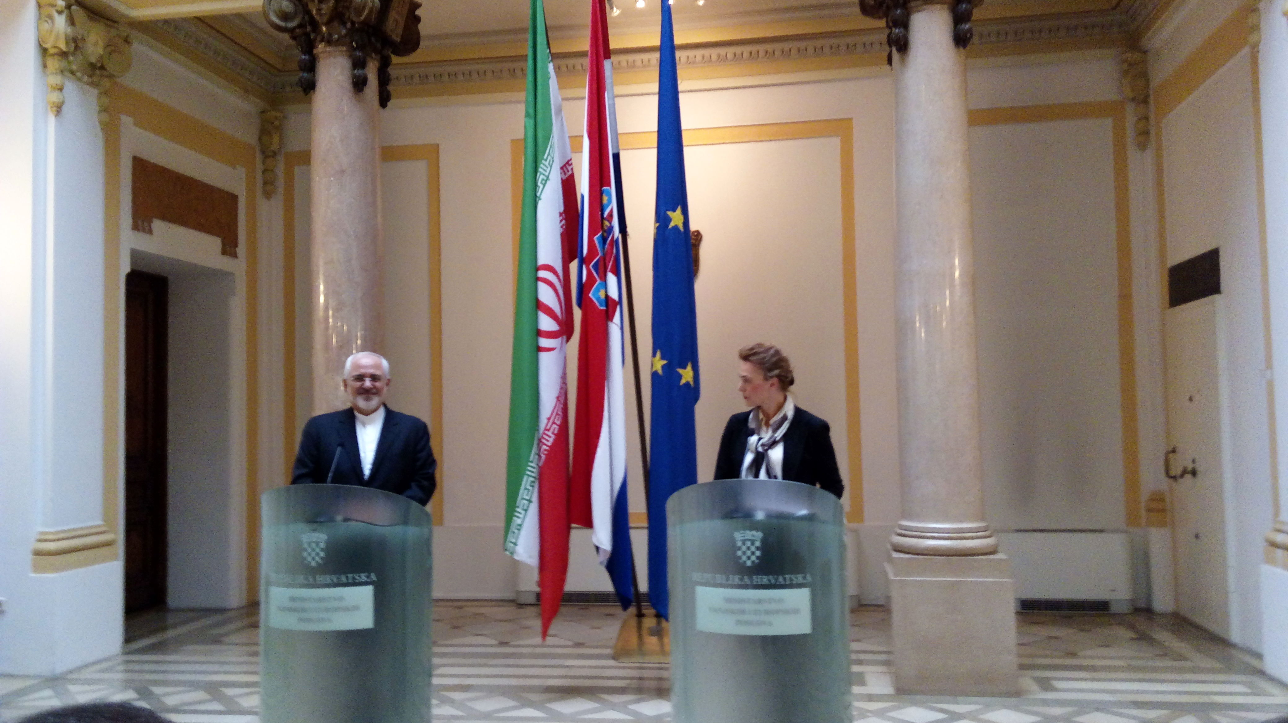 تاکید وزرای خارجه ایران و کرواسی بر راه حل سیاسی در بحران سوریه و یمن