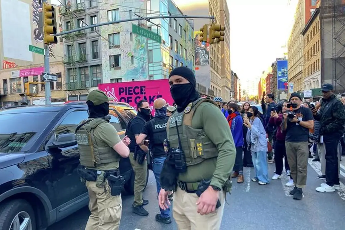 معترضان ضدجنگ غزه در آمریکا پس از شعارهای اعتراضی بازداشت شدند