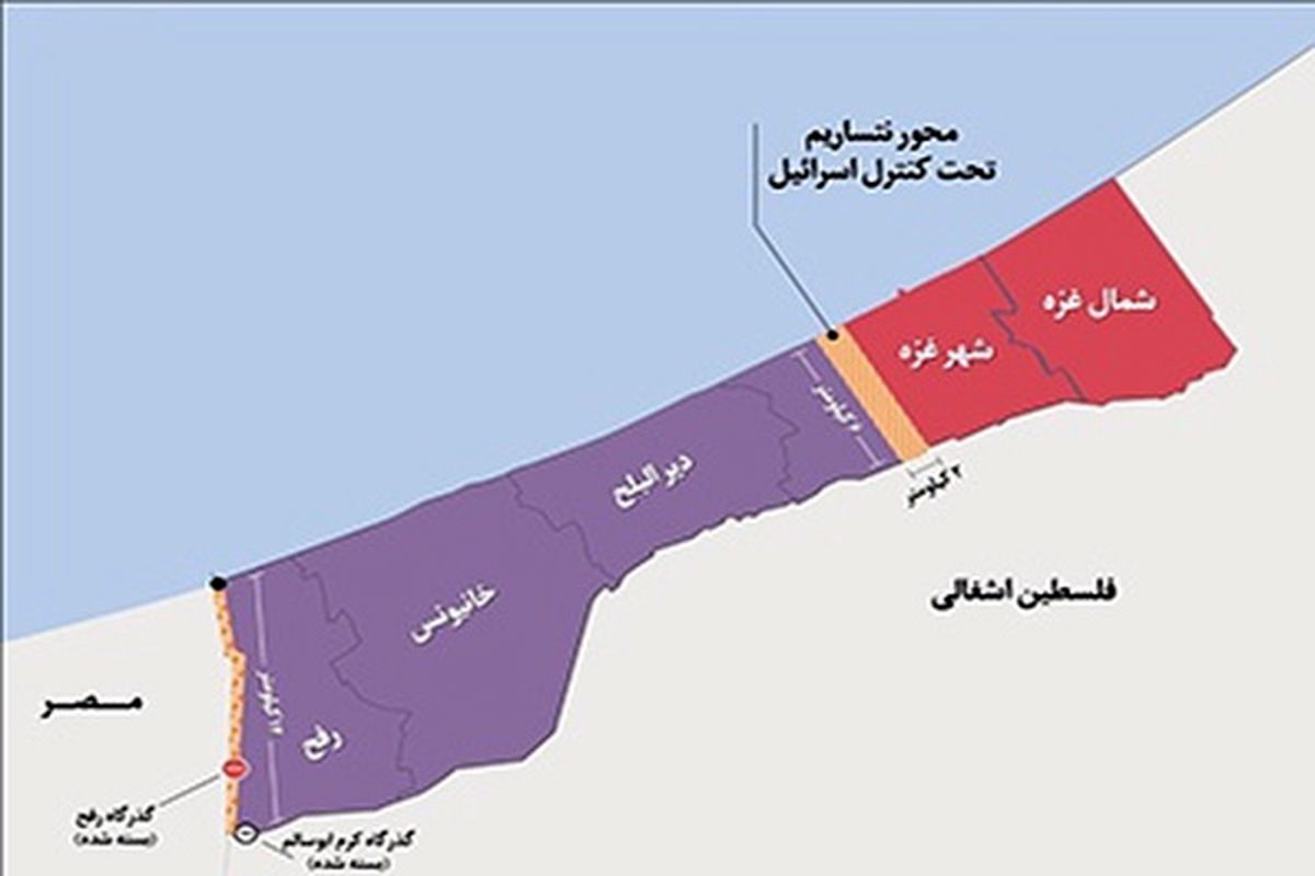 برنامه اسرائیل برای تقسیم نوار غزه با پیشبرد محور نتزریم