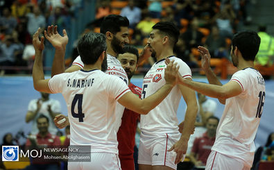 دیدار تیم های ملی والیبال ایران و چین