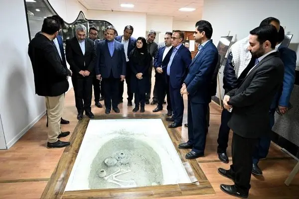 بازدید معاون دیپلماسی اقتصادی وزارت امور خارجه از محوطه باستانی شهر سوخته