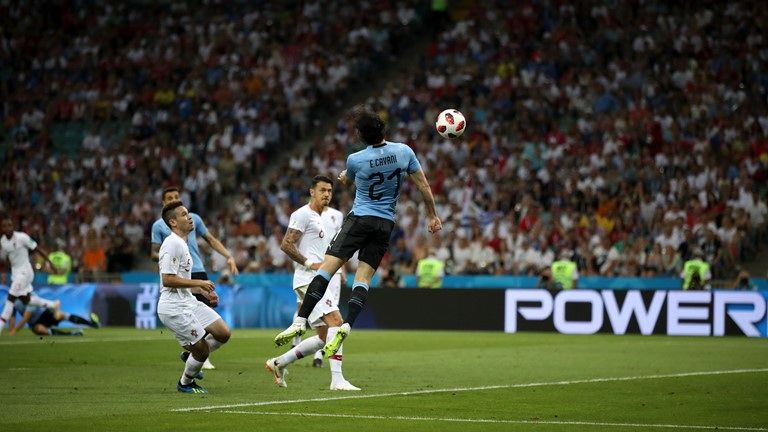  برتری اروگوئه مقابل پرتغال در نیمه نخست