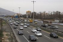  ترافیک نیمه سنگین در جاده تهران-ساوه 