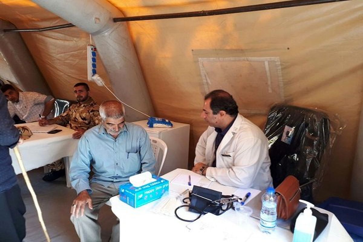 بیمارستان صحرایی نزاجا در حاشیه مراسم اقتدار ارتش برپا شد